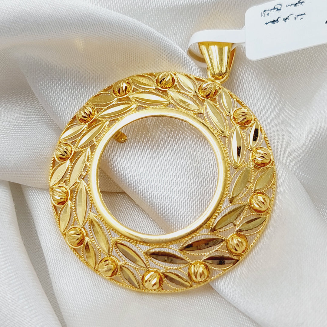 21K Gold Frame Pendant by Saeed Jewelry - Image 1