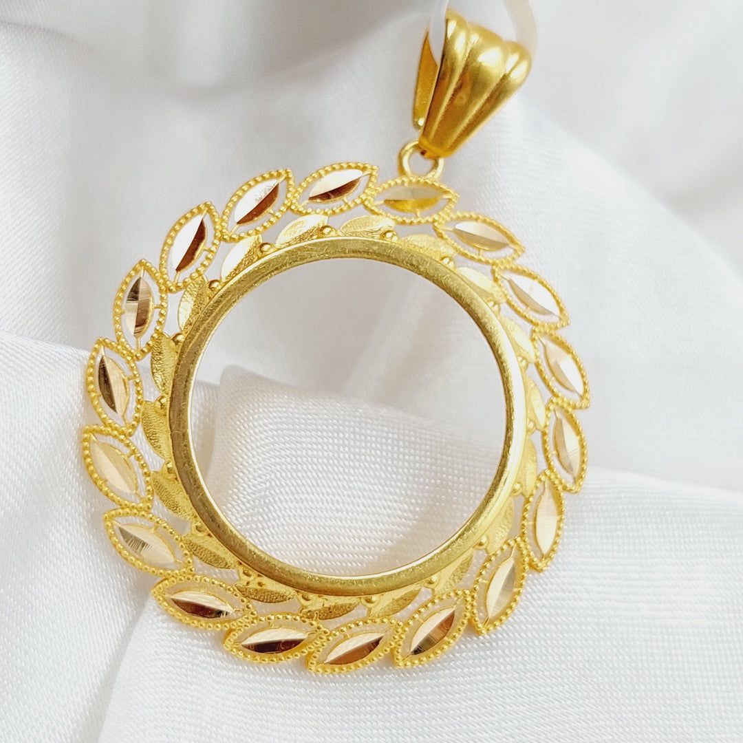 21K Gold Frame Pendant by Saeed Jewelry - Image 3