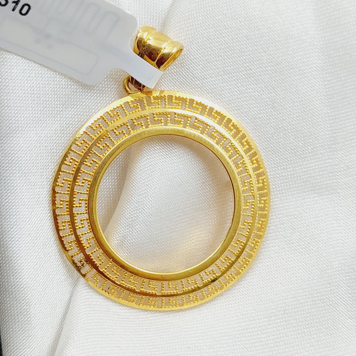 21K Gold Frame Pendant by Saeed Jewelry - Image 3