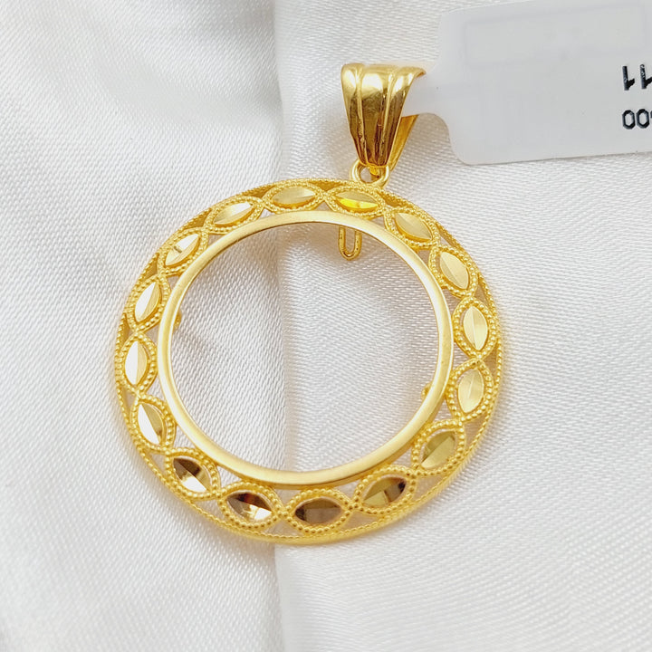 21K Gold Frame Pendant by Saeed Jewelry - Image 5