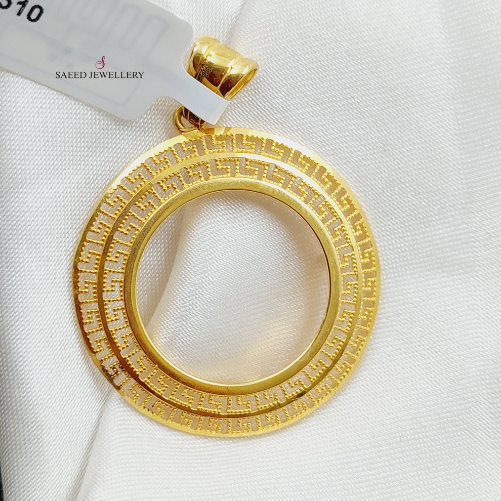 21K Gold Frame Pendant by Saeed Jewelry - Image 2