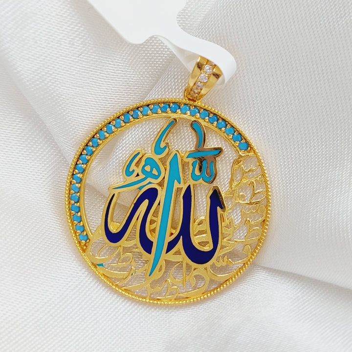 21K Gold God's Pendant by Saeed Jewelry - Image 5