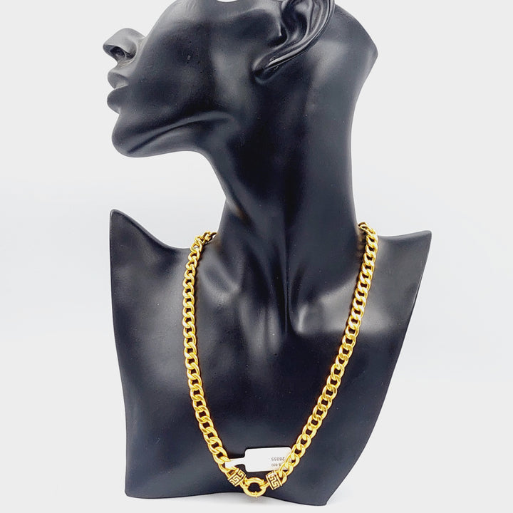 21K Gold Chain Necklace by Saeed Jewelry - Image 4