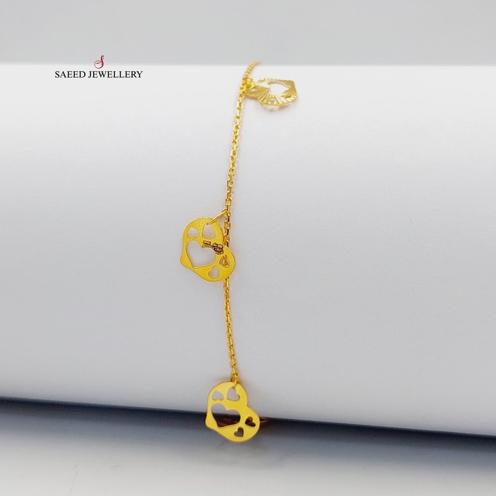 21K Gold Dandash Bracelet by Saeed Jewelry - Image 2