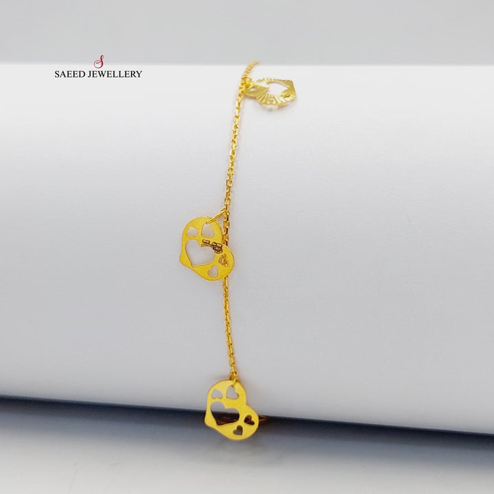 21K Gold Dandash Bracelet by Saeed Jewelry - Image 2