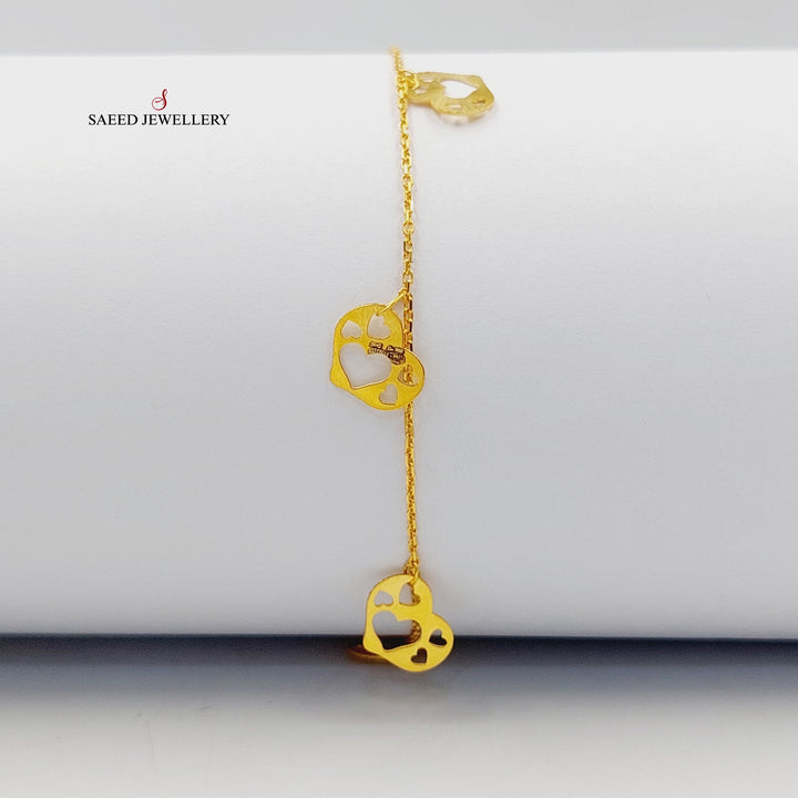 21K Gold Dandash Bracelet by Saeed Jewelry - Image 1