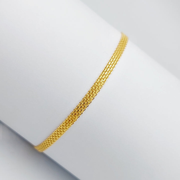 21K Gold Fancy Bracelet by Saeed Jewelry - Image 1