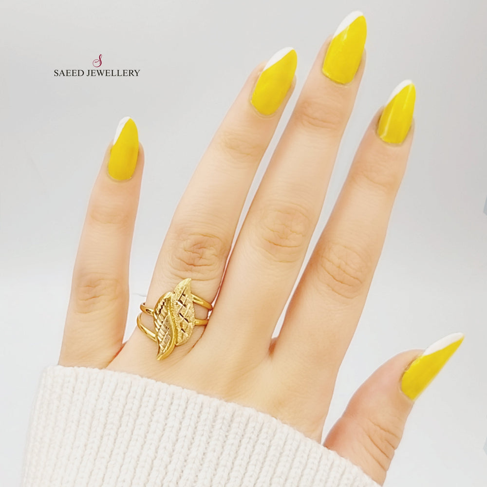 21K Gold Fancy Ring by Saeed Jewelry - Image 2