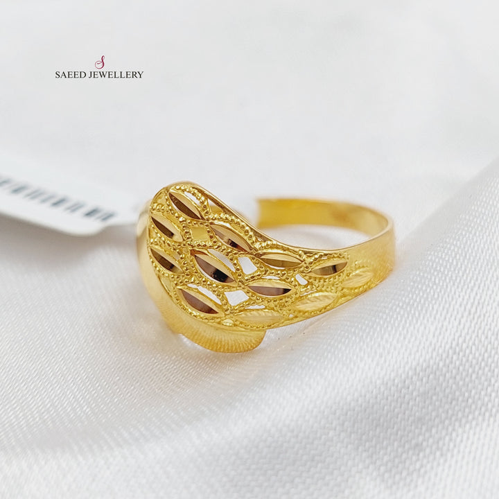 21K Gold Fancy Ring by Saeed Jewelry - Image 2