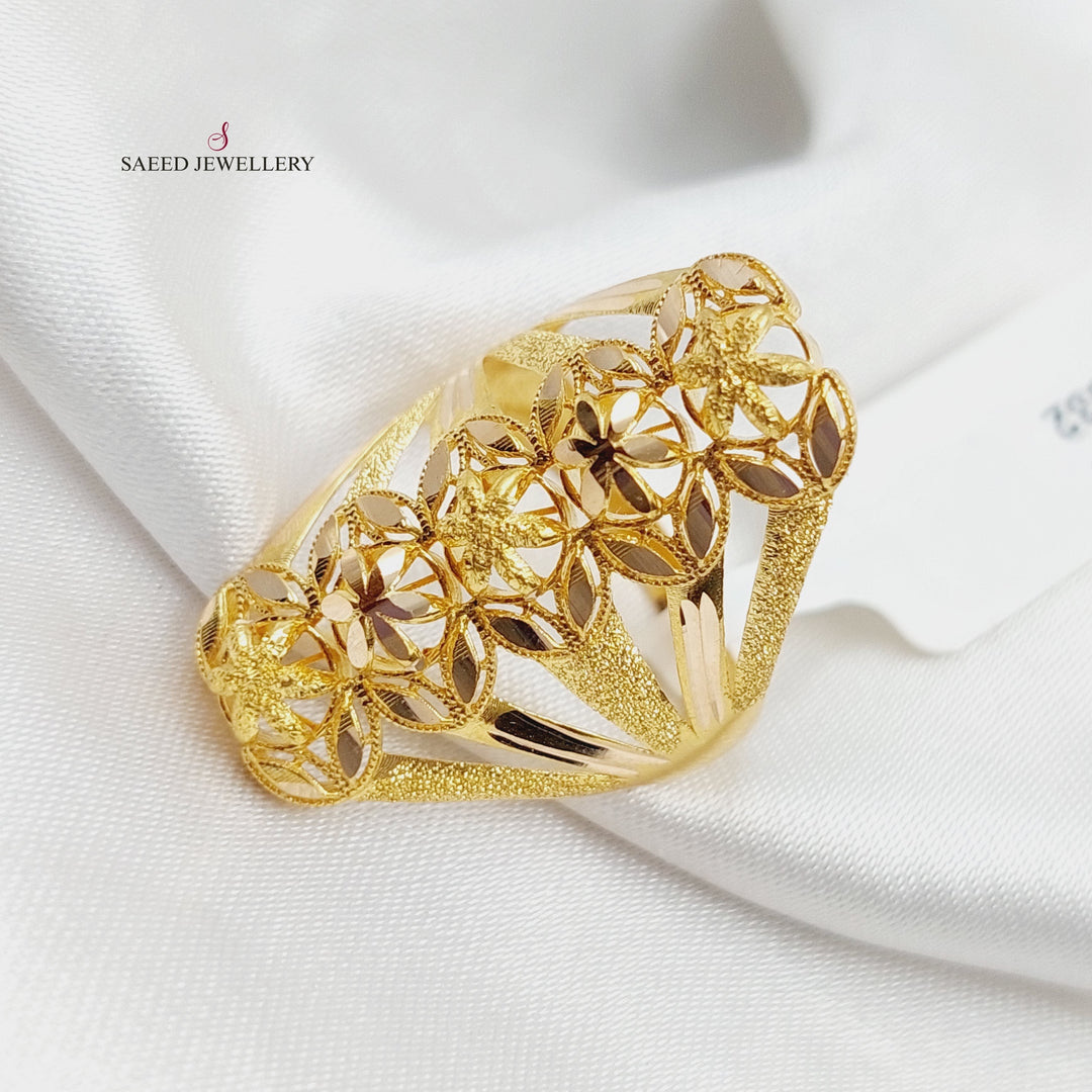 21K Gold Fancy Ring by Saeed Jewelry - Image 2