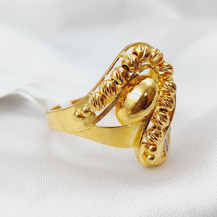 21K Gold Fancy Ring by Saeed Jewelry - Image 3