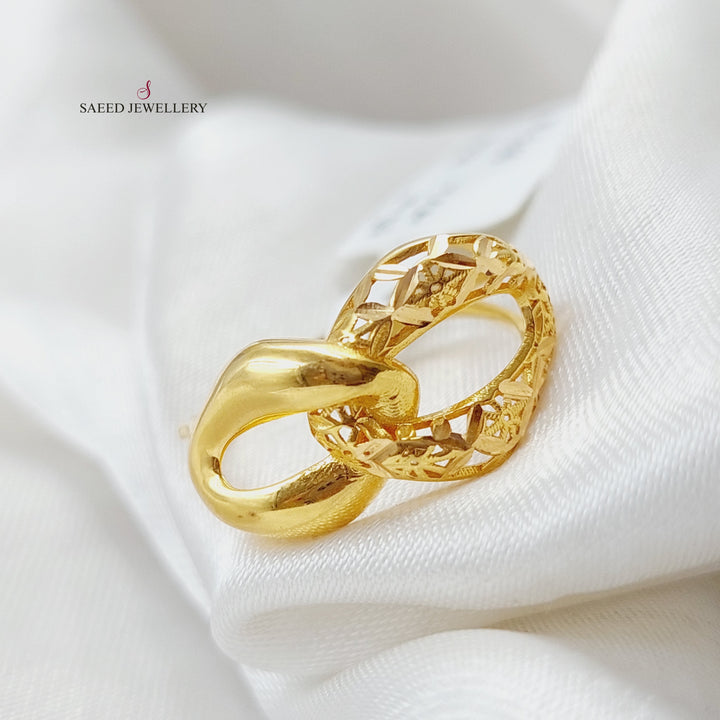 21K Gold Fancy Ring by Saeed Jewelry - Image 4