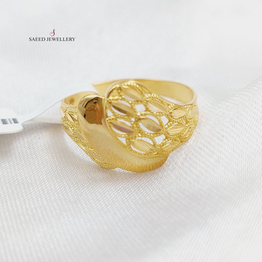 21K Gold Fancy Ring by Saeed Jewelry - Image 5