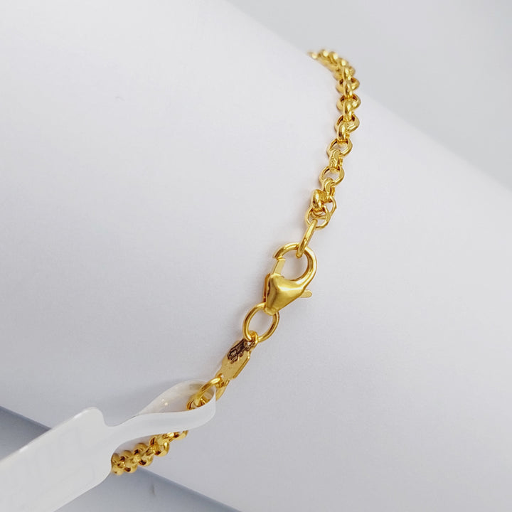 21K Gold Fancy Zard Bracelet by Saeed Jewelry - Image 9