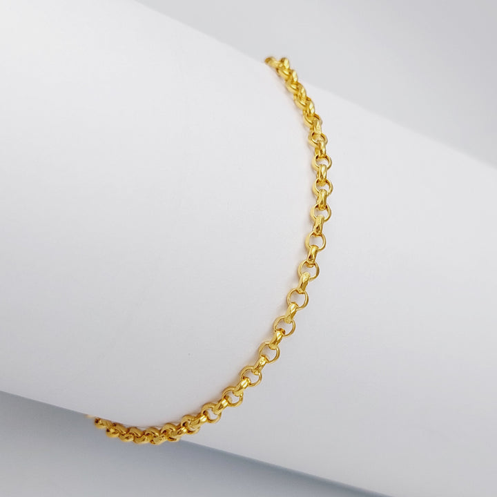 21K Gold Fancy Zard Bracelet by Saeed Jewelry - Image 6