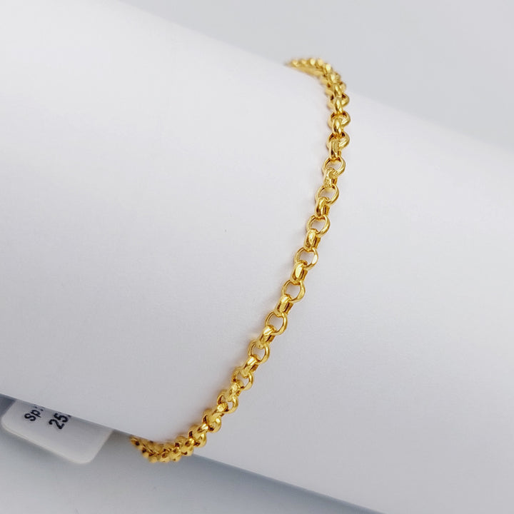 21K Gold Fancy Zard Bracelet by Saeed Jewelry - Image 7