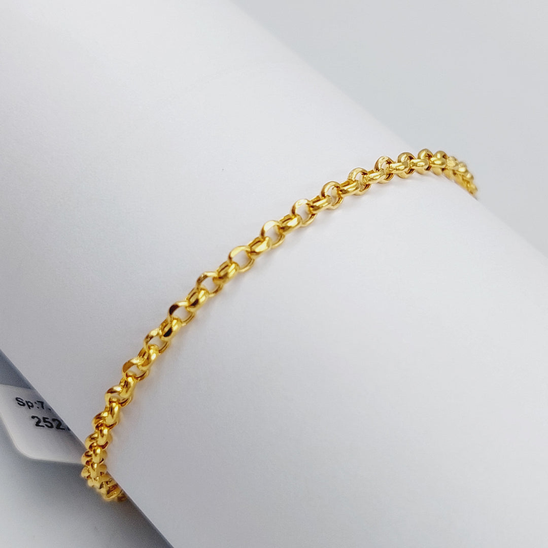 21K Gold Fancy Zard Bracelet by Saeed Jewelry - Image 1