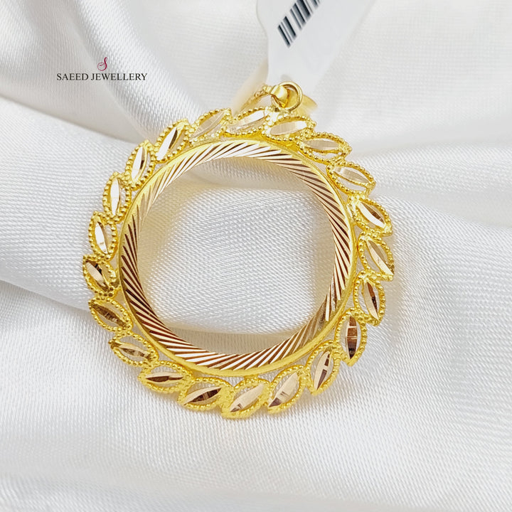 21K Gold Frame Pendant by Saeed Jewelry - Image 3