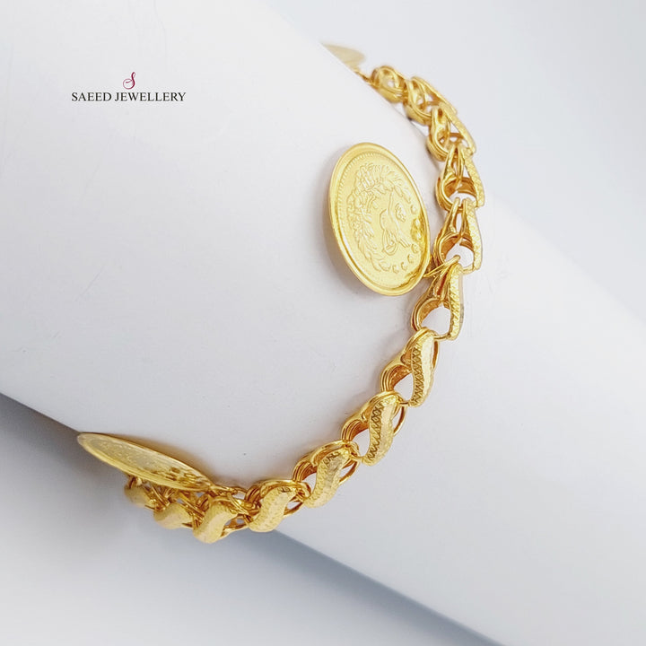 21K Gold Insaf Rashadi Bracelet by Saeed Jewelry - Image 5