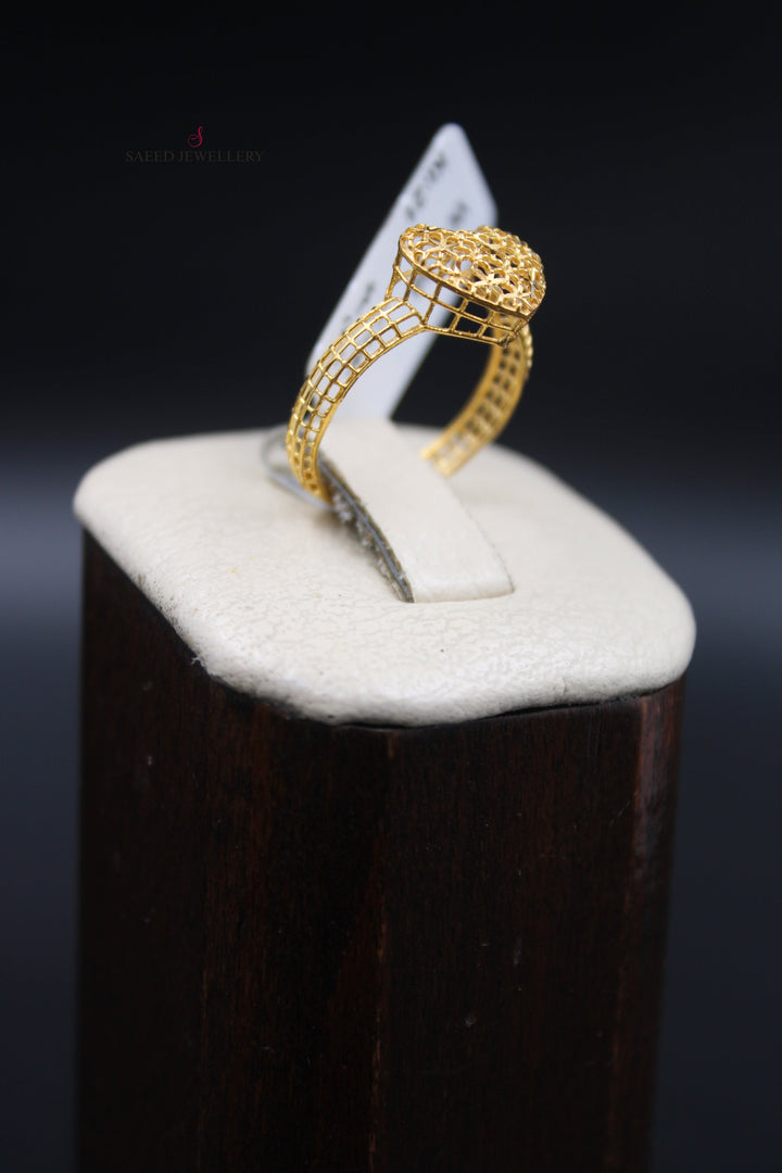 21K Gold Light Ring by Saeed Jewelry - Image 8