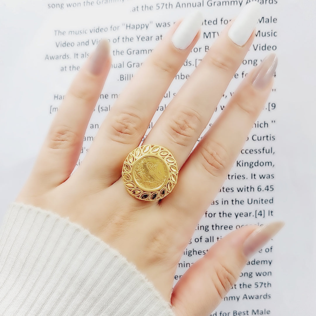 21K Gold Lirat Rashadi Ring by Saeed Jewelry - Image 6