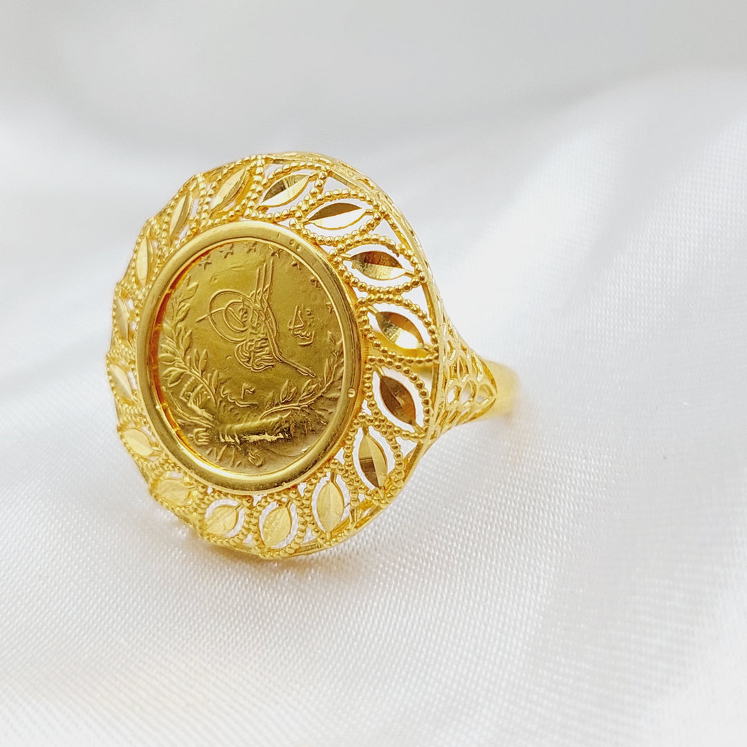 21K Gold Lirat Rashadi Ring by Saeed Jewelry - Image 4