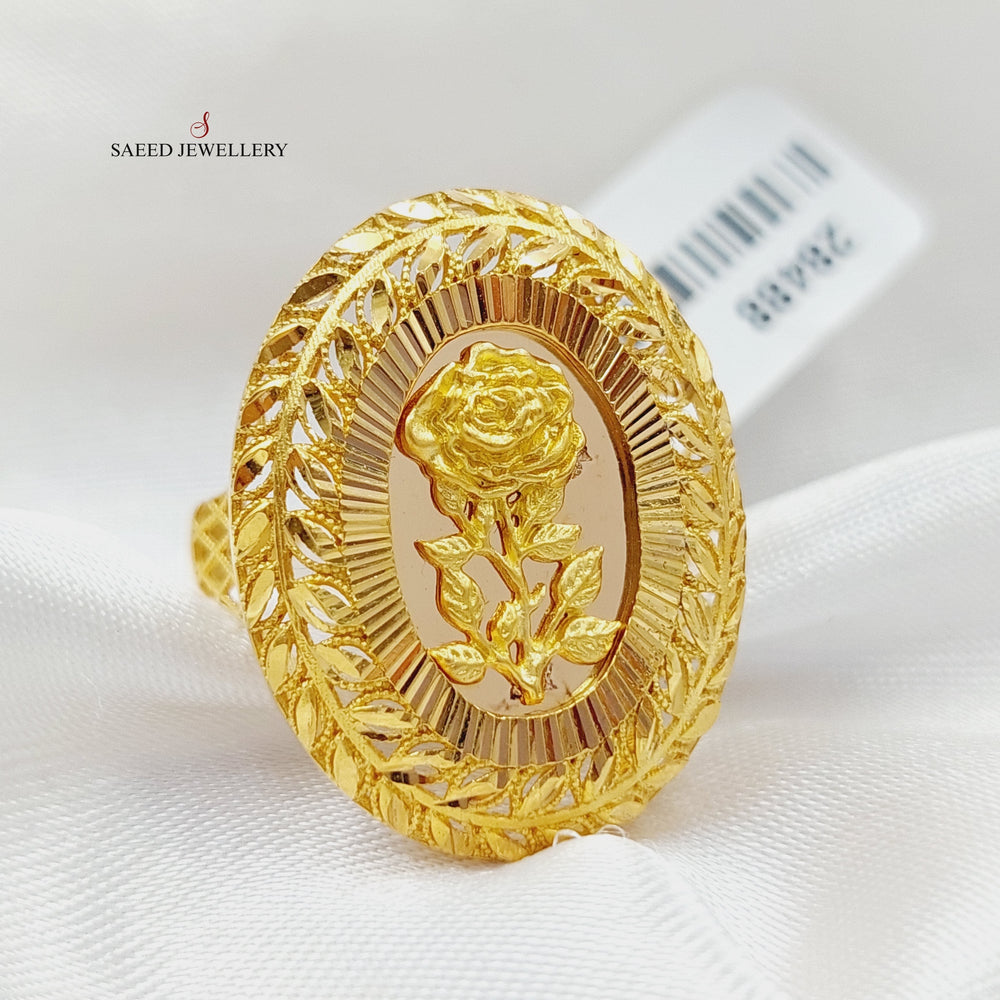 21K Gold Ounce Ring by Saeed Jewelry - Image 2