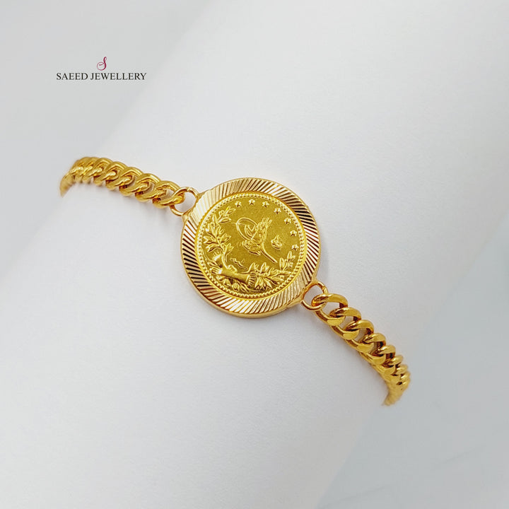 21K Gold Rashadi Bracelet by Saeed Jewelry - Image 1