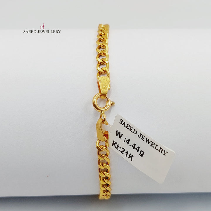 21K Gold Rashadi Bracelet by Saeed Jewelry - Image 8