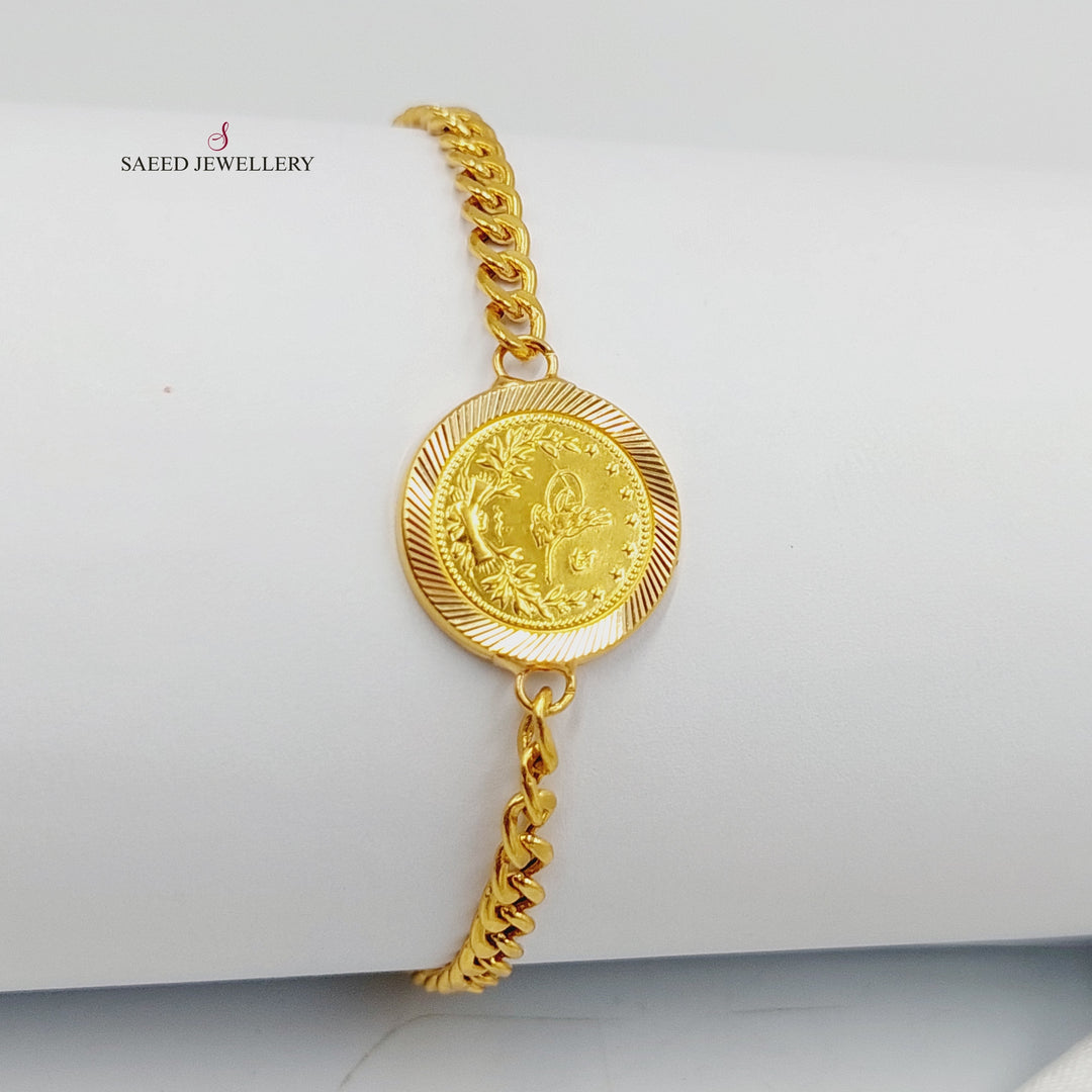 21K Gold Rashadi Bracelet by Saeed Jewelry - Image 6