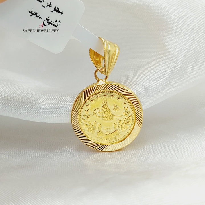 21K Gold Rashadi Pendant by Saeed Jewelry - Image 1