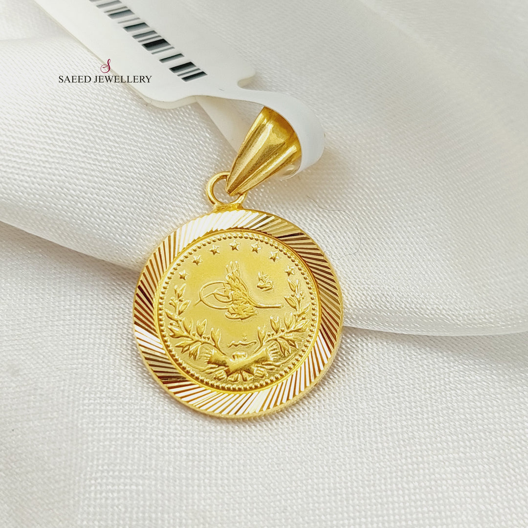 21K Gold Rashadi Pendant by Saeed Jewelry - Image 2