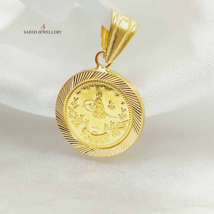 21K Gold Rashadi Pendant by Saeed Jewelry - Image 5