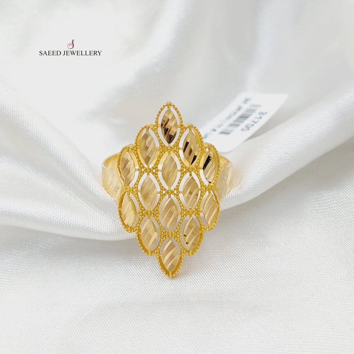 21K Gold Spike Ring by Saeed Jewelry - Image 1