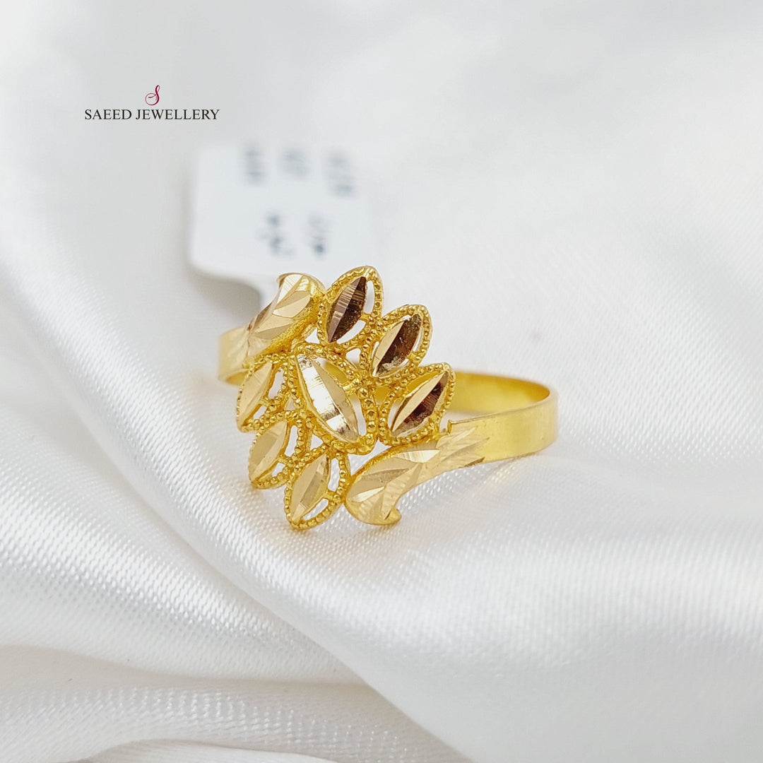 21K Gold Spike Ring by Saeed Jewelry - Image 3