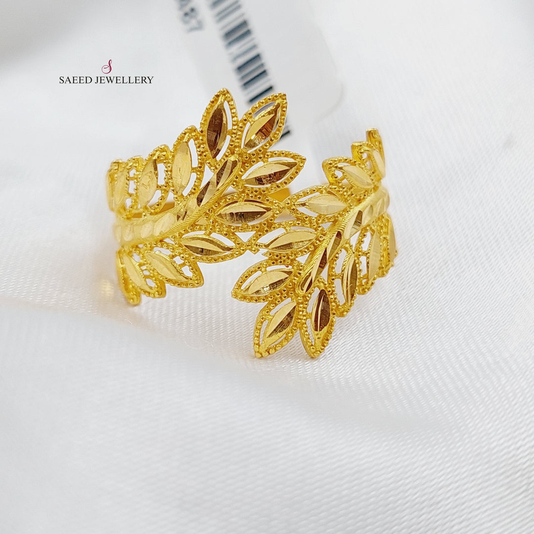 21K Gold Spike Ring by Saeed Jewelry - Image 3