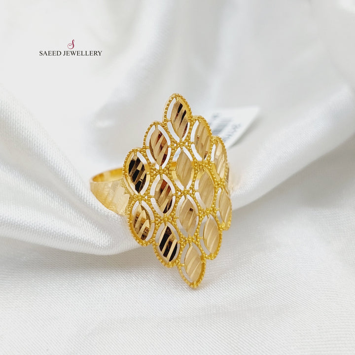 21K Gold Spike Ring by Saeed Jewelry - Image 3