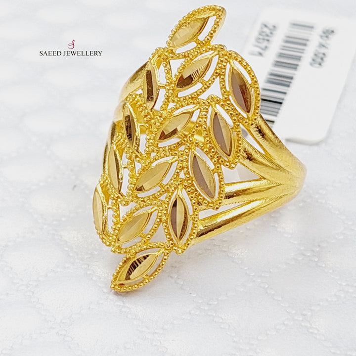 21K Gold Spike Ring by Saeed Jewelry - Image 5