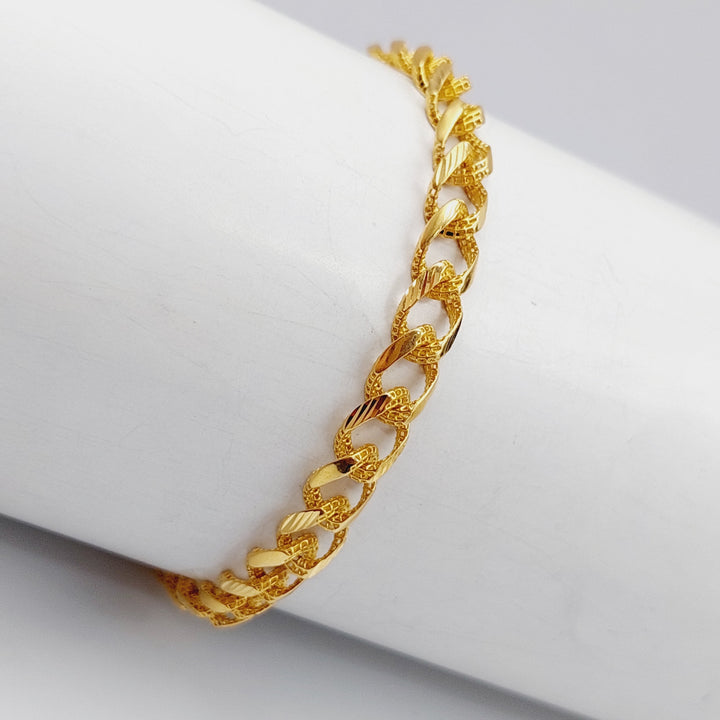 21K Gold Taft Bracelet by Saeed Jewelry - Image 1