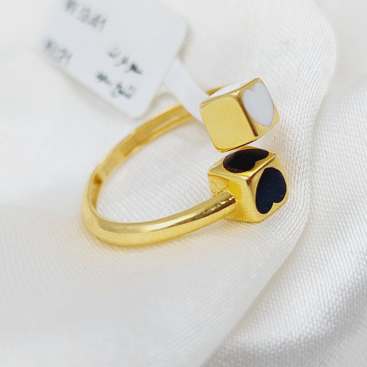 21K Gold Turkish Fancy Ring by Saeed Jewelry - Image 13