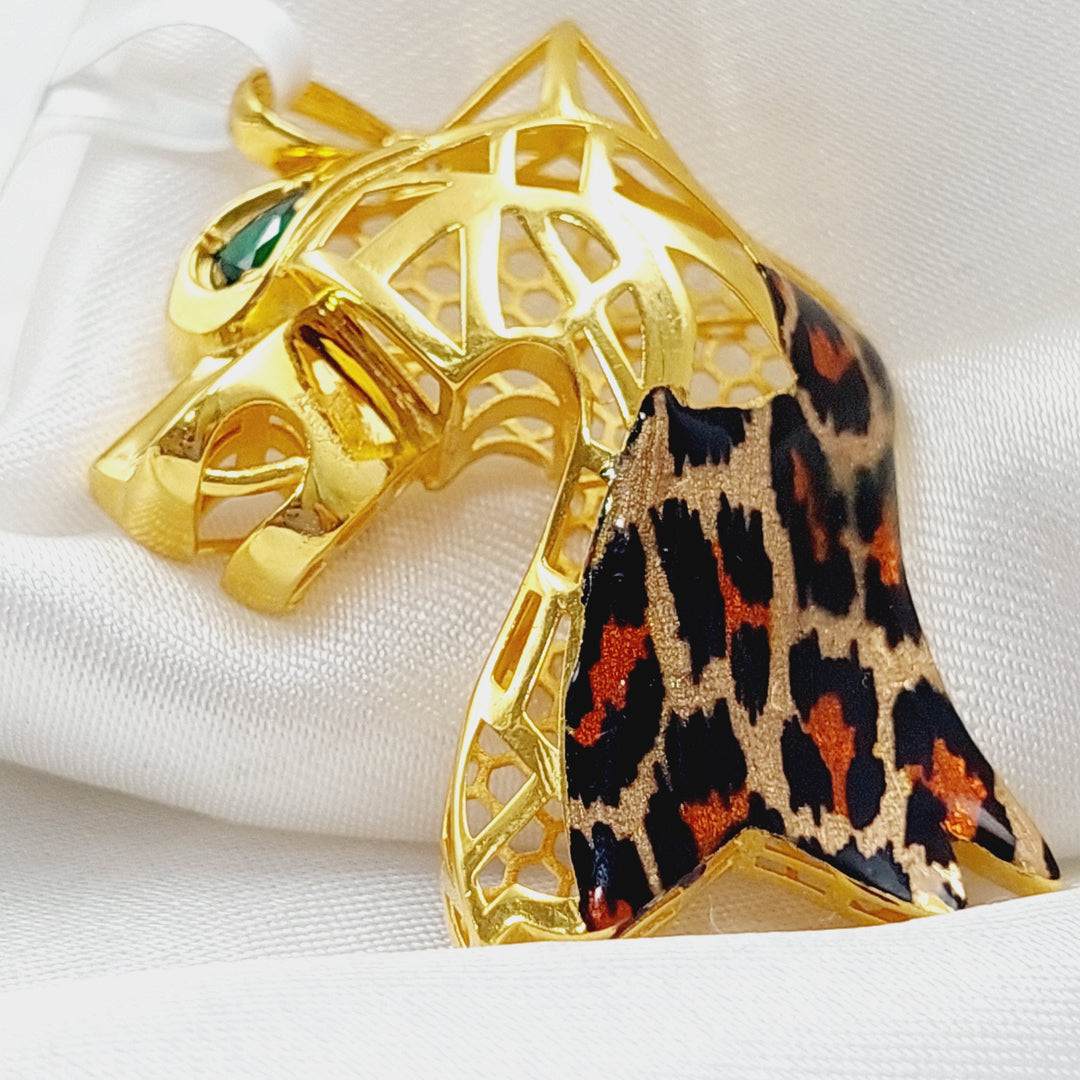 21K Gold Horse Pendant by Saeed Jewelry - Image 5