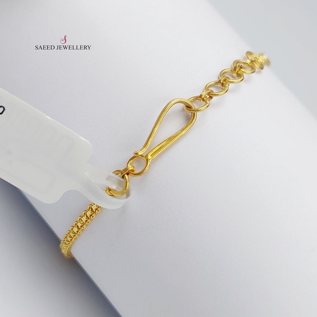 21K Gold Indian Bracelet by Saeed Jewelry - Image 10