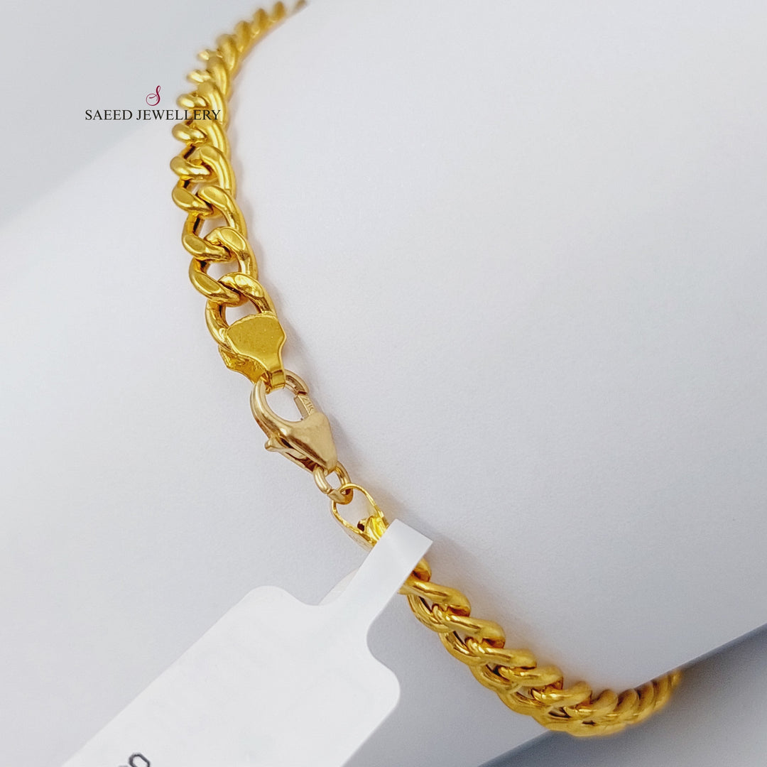 21K Gold Infinite Bracelet by Saeed Jewelry - Image 3