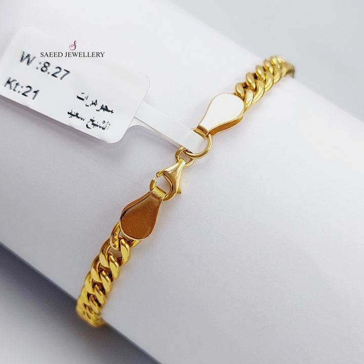 21K Gold Infinite Bracelet by Saeed Jewelry - Image 5