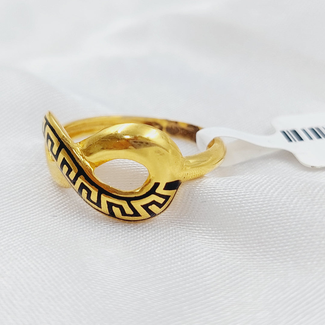 21K Gold Infinite Ring by Saeed Jewelry - Image 4