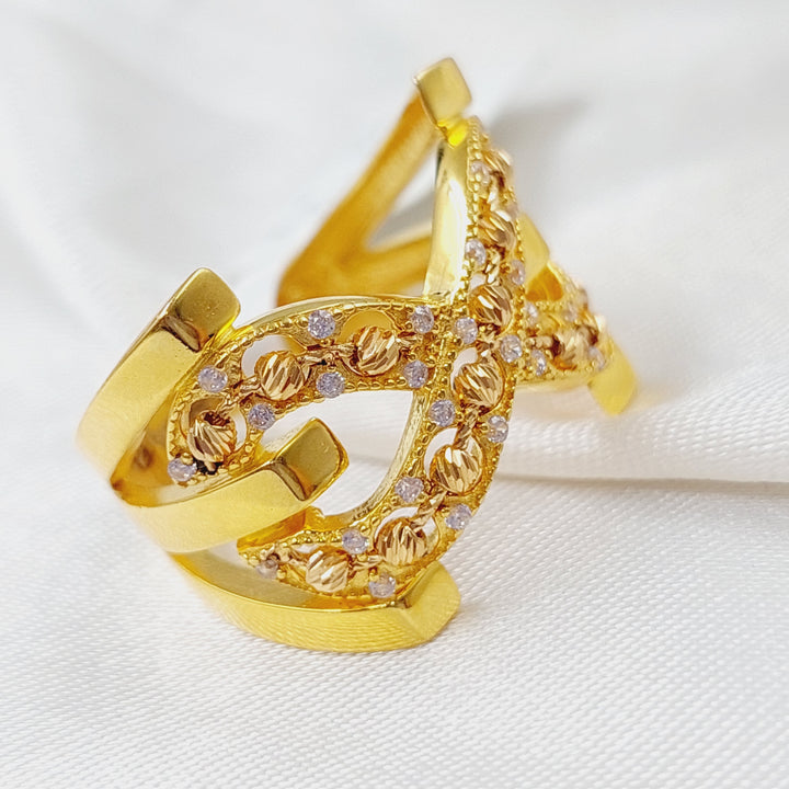 21K Gold Infinity Ring by Saeed Jewelry - Image 3