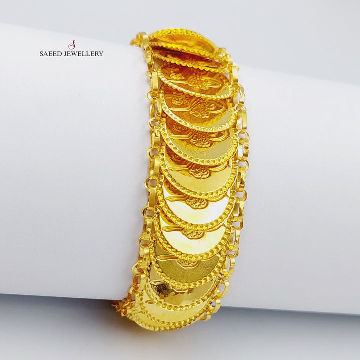 21K Gold Insaf Rashadi Bracelet by Saeed Jewelry - Image 3