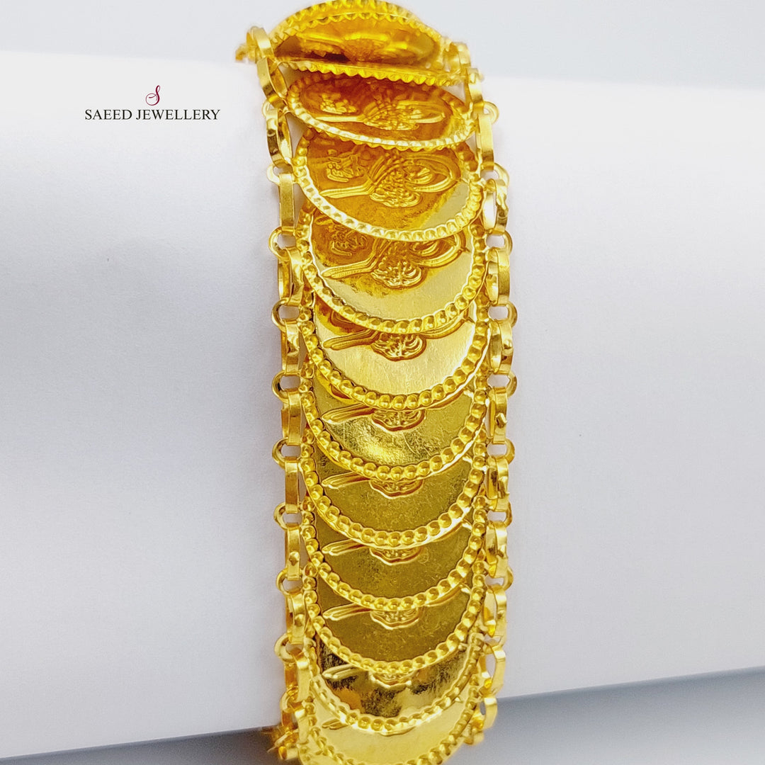 21K Gold Insaf Rashadi Bracelet by Saeed Jewelry - Image 6