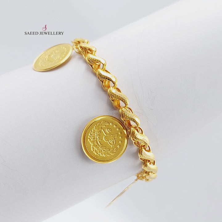 21K Gold Insaf Rashadi Bracelet by Saeed Jewelry - Image 1