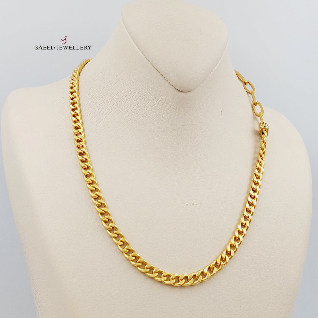 21K Gold Italian Chain by Saeed Jewelry - Image 4